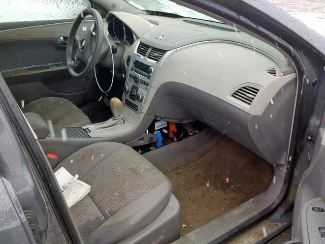 1G1ZG57B184188077 - 2008 CHEVROLET MALIBU LS GRAY photo 5