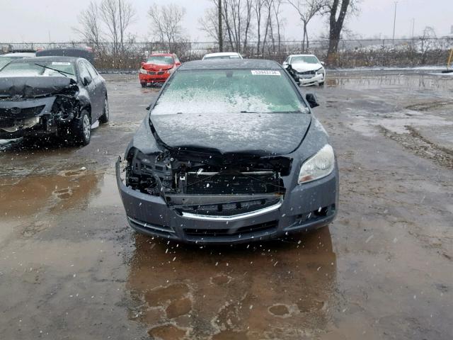 1G1ZG57B184188077 - 2008 CHEVROLET MALIBU LS GRAY photo 9