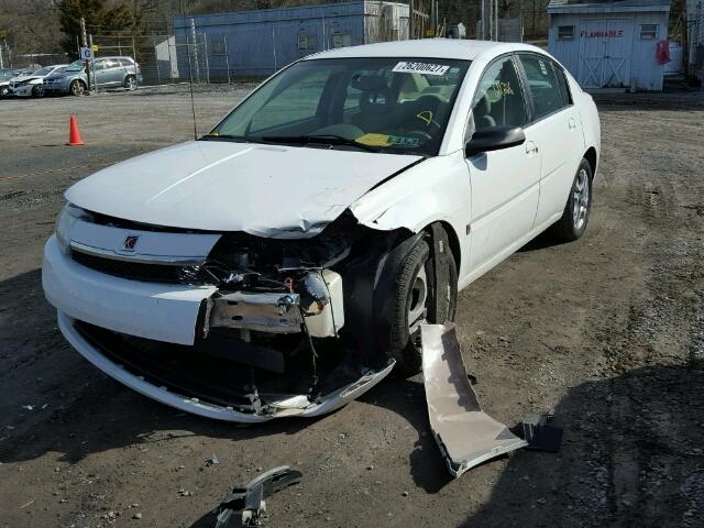 1G8AL52F54Z174104 - 2004 SATURN ION LEVEL WHITE photo 2