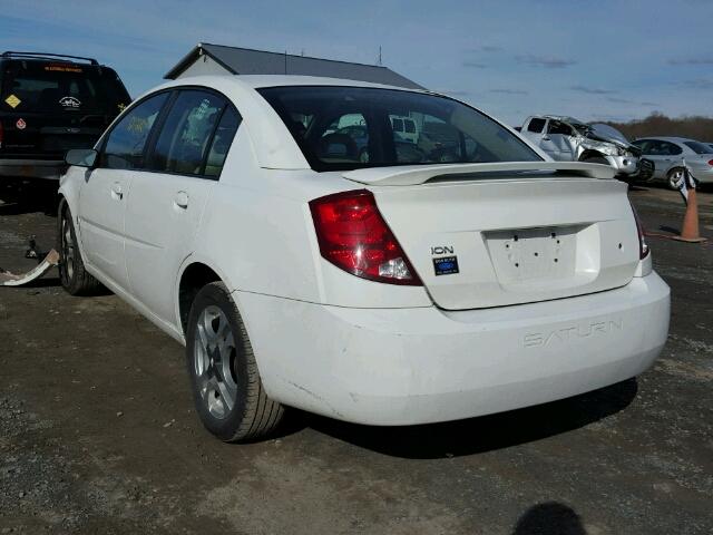 1G8AL52F54Z174104 - 2004 SATURN ION LEVEL WHITE photo 3