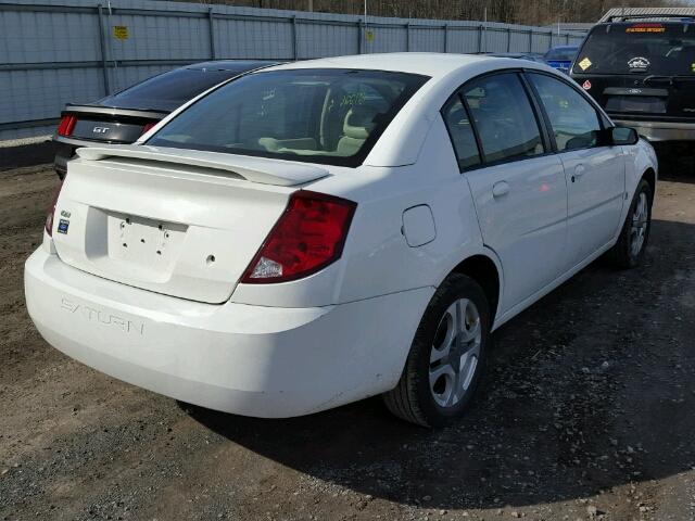1G8AL52F54Z174104 - 2004 SATURN ION LEVEL WHITE photo 4