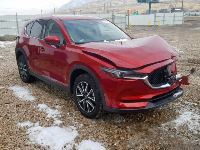 JM3KFBDM1J0345594 - 2018 MAZDA CX-5 GRAND RED photo 1