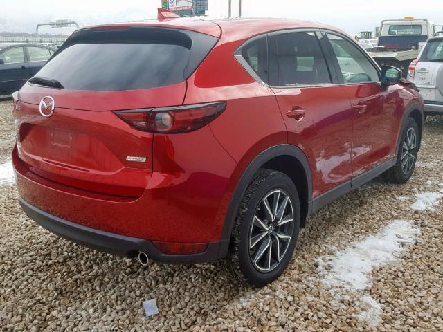 JM3KFBDM1J0345594 - 2018 MAZDA CX-5 GRAND RED photo 4