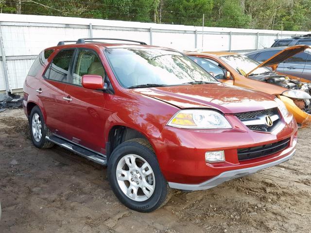 2HNYD18905H516579 - 2005 ACURA MDX TOURIN MAROON photo 1