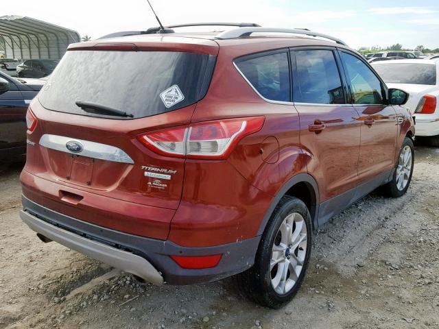 1FMCU0J93EUA43242 - 2014 FORD ESCAPE TIT ORANGE photo 4