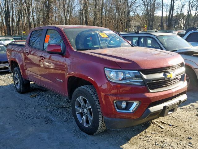 1GCGTDEN1H1201316 - 2017 CHEVROLET COLORADO Z RED photo 1