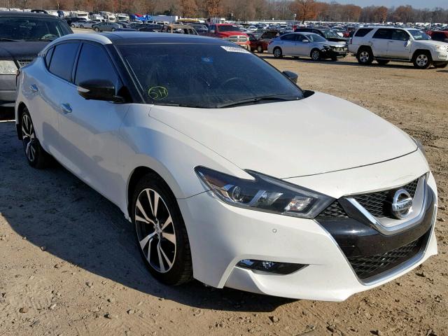 1N4AA6APXGC393861 - 2016 NISSAN MAXIMA 3.5 WHITE photo 1