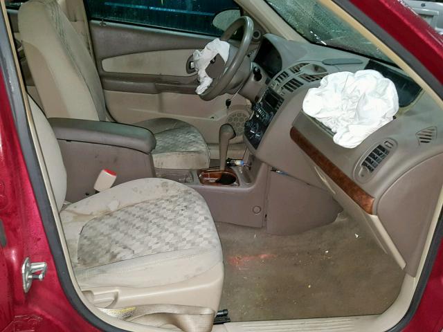 1G1ZT52805F310029 - 2005 CHEVROLET MALIBU LS Qırmızı foto 5