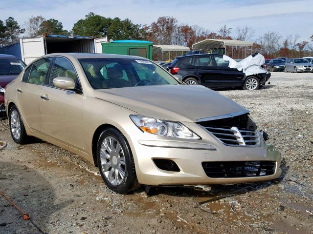 KMHGC4DE8BU123779 - 2011 HYUNDAI GENESIS 3. GOLD photo 1