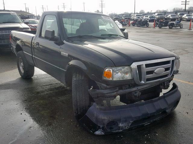 1FTYR10D58PA44743 - 2008 FORD RANGER BLACK photo 1