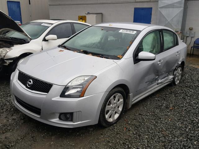 3N1AB6AP2AL612401 - 2010 NISSAN SENTRA 2.0 SILVER photo 2