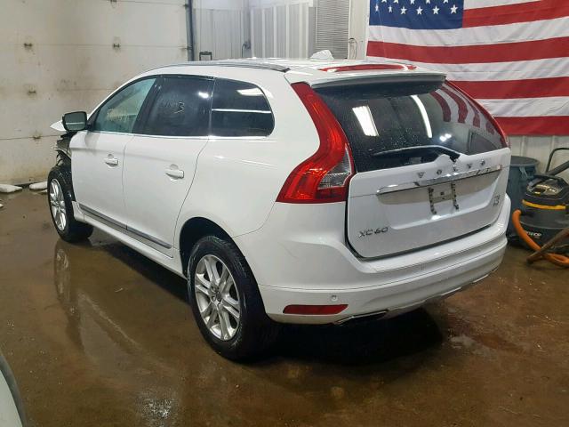 YV4612RK9F2737716 - 2015 VOLVO XC60 T5 WHITE photo 3