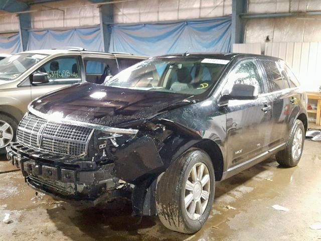 2LMDU68C57BJ31263 - 2007 LINCOLN MKX BLACK photo 2