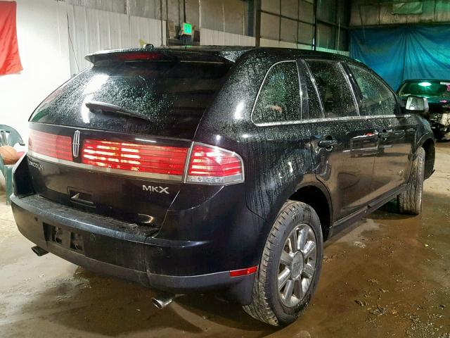 2LMDU68C57BJ31263 - 2007 LINCOLN MKX BLACK photo 4