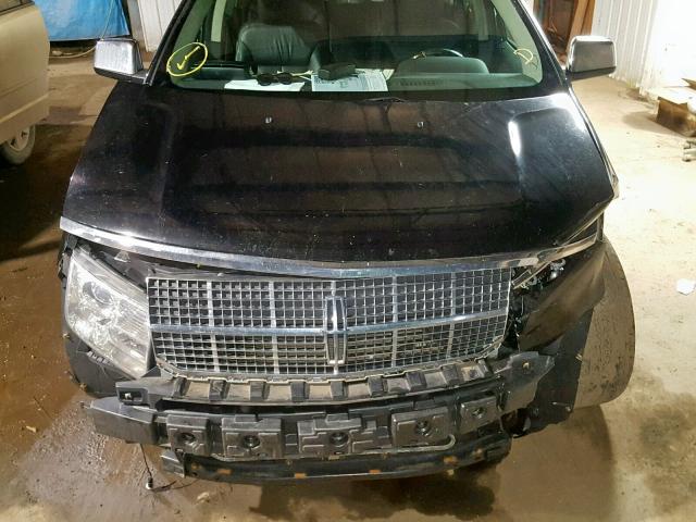 2LMDU68C57BJ31263 - 2007 LINCOLN MKX BLACK photo 7