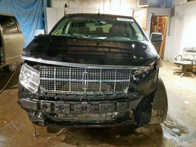 2LMDU68C57BJ31263 - 2007 LINCOLN MKX BLACK photo 9