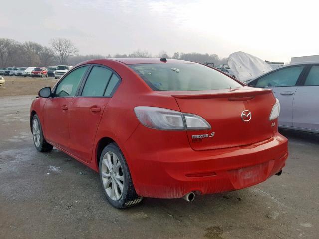 JM1BL1W56B1393329 - 2011 MAZDA 3 S RED photo 3