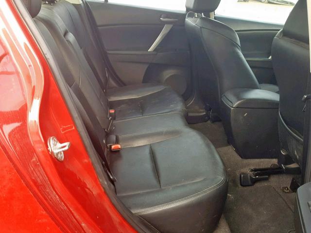 JM1BL1W56B1393329 - 2011 MAZDA 3 S RED photo 6