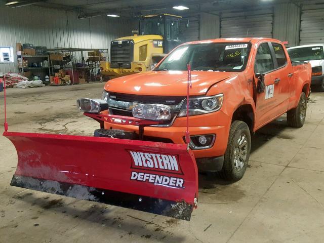 1GCPTCE16G1267785 - 2016 CHEVROLET COLORADO L ORANGE photo 2