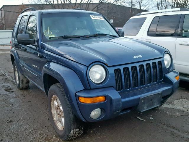 1J8GL58K52W157802 - 2002 JEEP LIBERTY LI BLUE photo 1