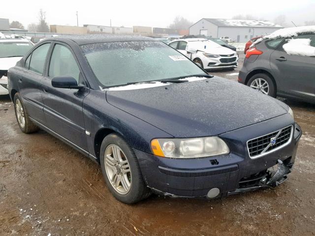 YV1RS592X52463949 - 2005 VOLVO S60 2.5T BLUE photo 1