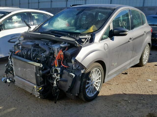 1FADP5CU6DL556283 - 2013 FORD C-MAX PREM GRAY photo 2