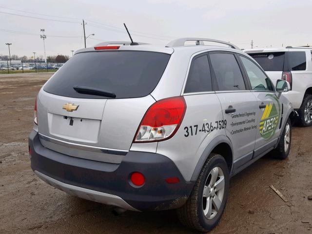 3GNAL1EK8CS588486 - 2012 CHEVROLET CAPTIVA SP SILVER photo 4