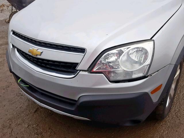 3GNAL1EK8CS588486 - 2012 CHEVROLET CAPTIVA SP SILVER photo 9