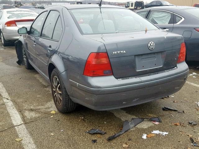 3VWSK69MX3M037065 - 2003 VOLKSWAGEN JETTA GLS GRAY photo 3