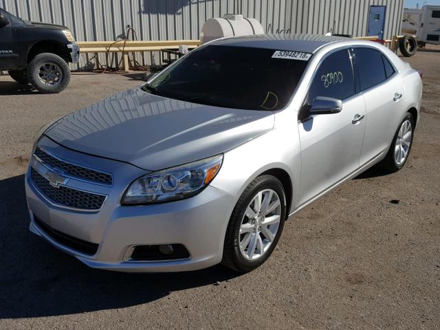 1G11H5SA8DF239260 - 2013 CHEVROLET MALIBU LTZ SILVER photo 2