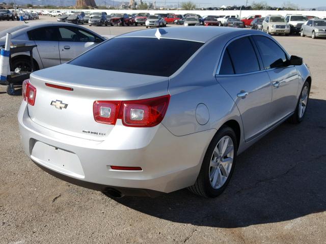 1G11H5SA8DF239260 - 2013 CHEVROLET MALIBU LTZ SILVER photo 4