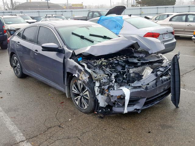 19XFC1F70HE024278 - 2017 HONDA CIVIC EXL GRAY photo 1