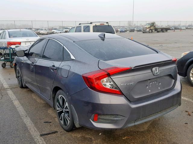 19XFC1F70HE024278 - 2017 HONDA CIVIC EXL GRAY photo 3