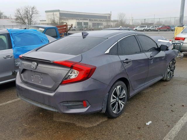 19XFC1F70HE024278 - 2017 HONDA CIVIC EXL GRAY photo 4