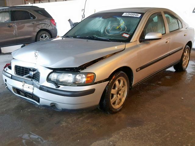 YV1RH59H742380741 - 2004 VOLVO S60 2.5T SILVER photo 2