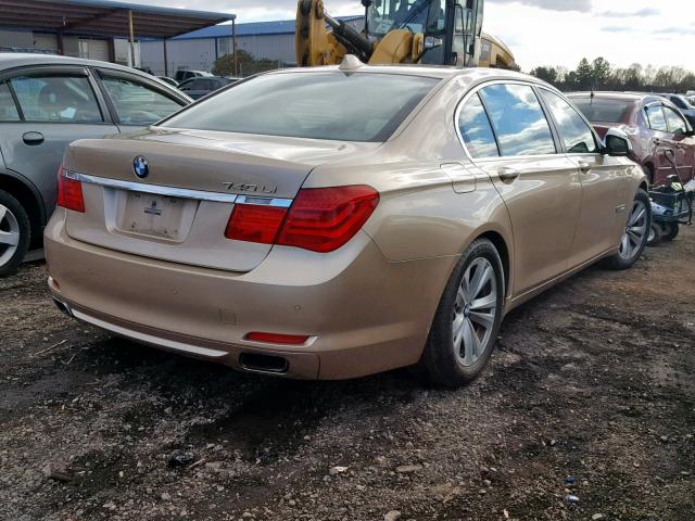 WBAKB4C56BC574862 - 2011 BMW 740 LI TAN photo 4