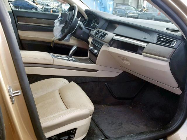 WBAKB4C56BC574862 - 2011 BMW 740 LI TAN photo 5