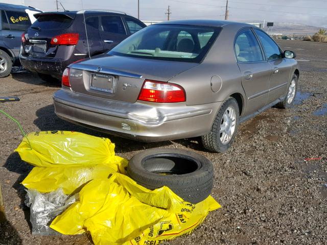 1MEFM50U54G600765 - 2004 MERCURY SABLE GS BROWN photo 4