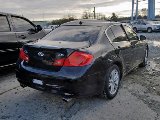 JN1CV6AR6FM523168 - 2015 INFINITI Q40 BLACK photo 4