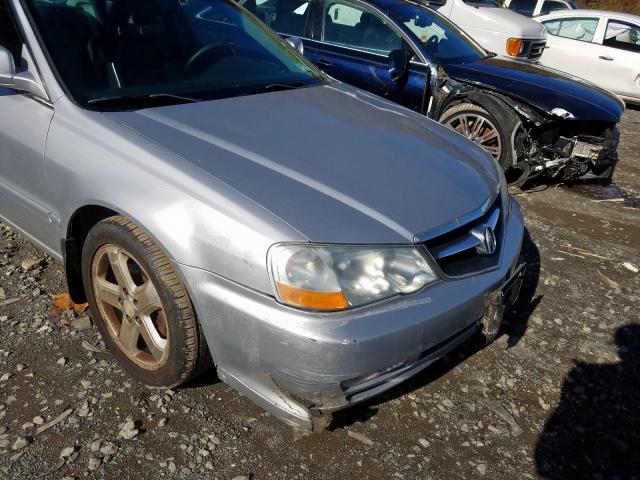 19UUA56882A009181 - 2002 ACURA 3.2TL TYPE SILVER photo 9