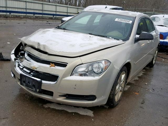 1G1ZB5E04CF238774 - 2012 CHEVROLET MALIBU LS ბეჟი ფოტო 2