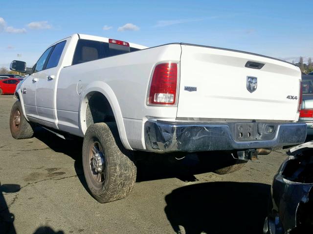 3C6UR5KL6DG552400 - 2013 RAM 2500 LARAM WHITE photo 3