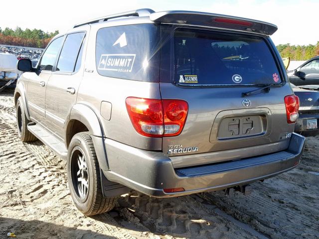 5TDZT38AX5S244160 - 2005 TOYOTA SEQUOIA LI SILVER photo 3