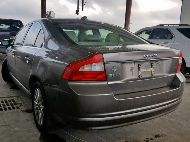 YV1AS982X71045423 - 2007 VOLVO S80 3.2 BROWN photo 3