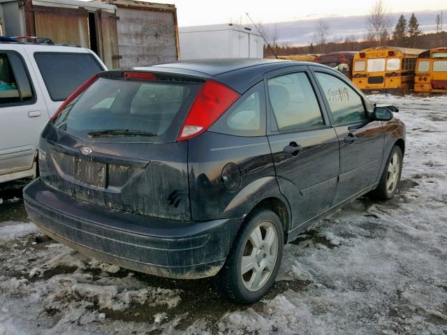 1FAHP37N87W194758 - 2007 FORD FOCUS ZX5 BLACK photo 4