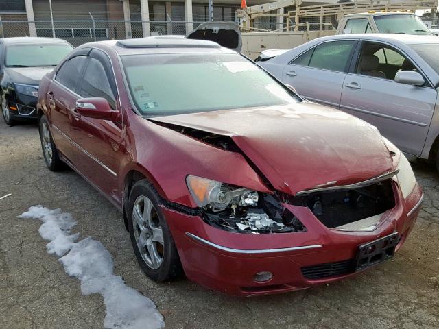 JH4KB16565C021113 - 2005 ACURA RL MAROON photo 1