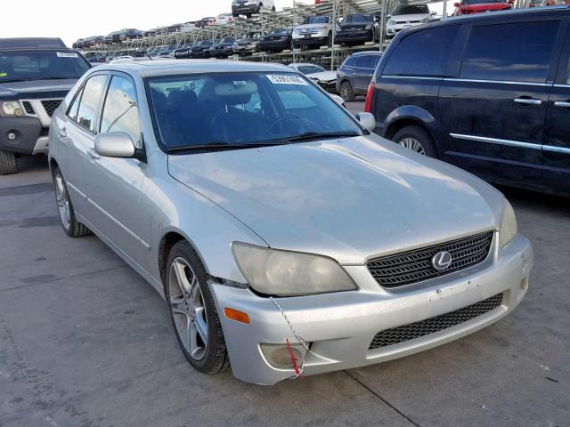 JTHBD192540081556 - 2004 LEXUS IS 300 SILVER photo 1