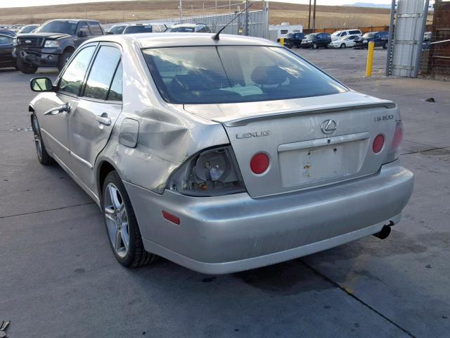 JTHBD192540081556 - 2004 LEXUS IS 300 SILVER photo 3