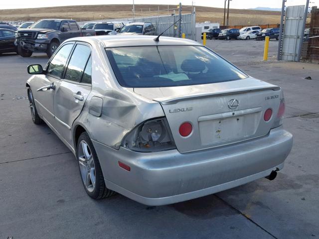 JTHBD192540081556 - 2004 LEXUS IS 300 SILVER photo 9