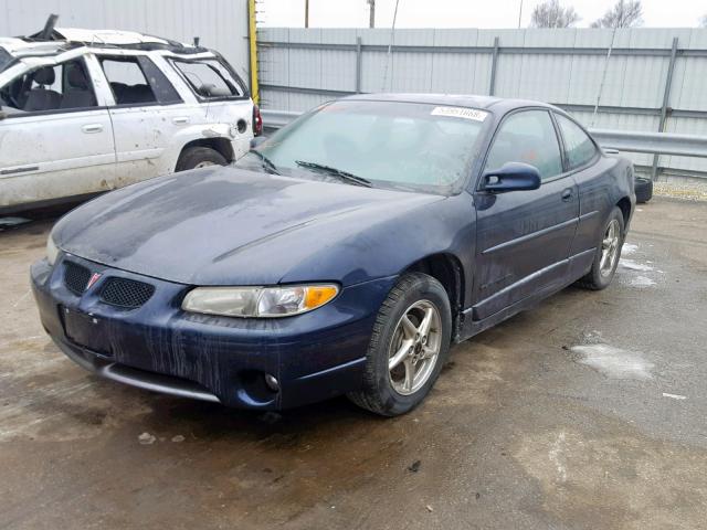 1G2WP12K41F237507 - 2001 PONTIAC GRAND PRIX BLUE photo 2